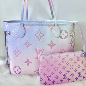 Louis Vuitton Sunrise Pastel Spring in the City Neverfull MM